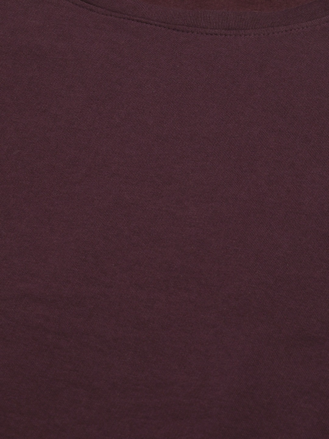 Women's Plus SizePlum Solid Color High-Low Longline Winter Top