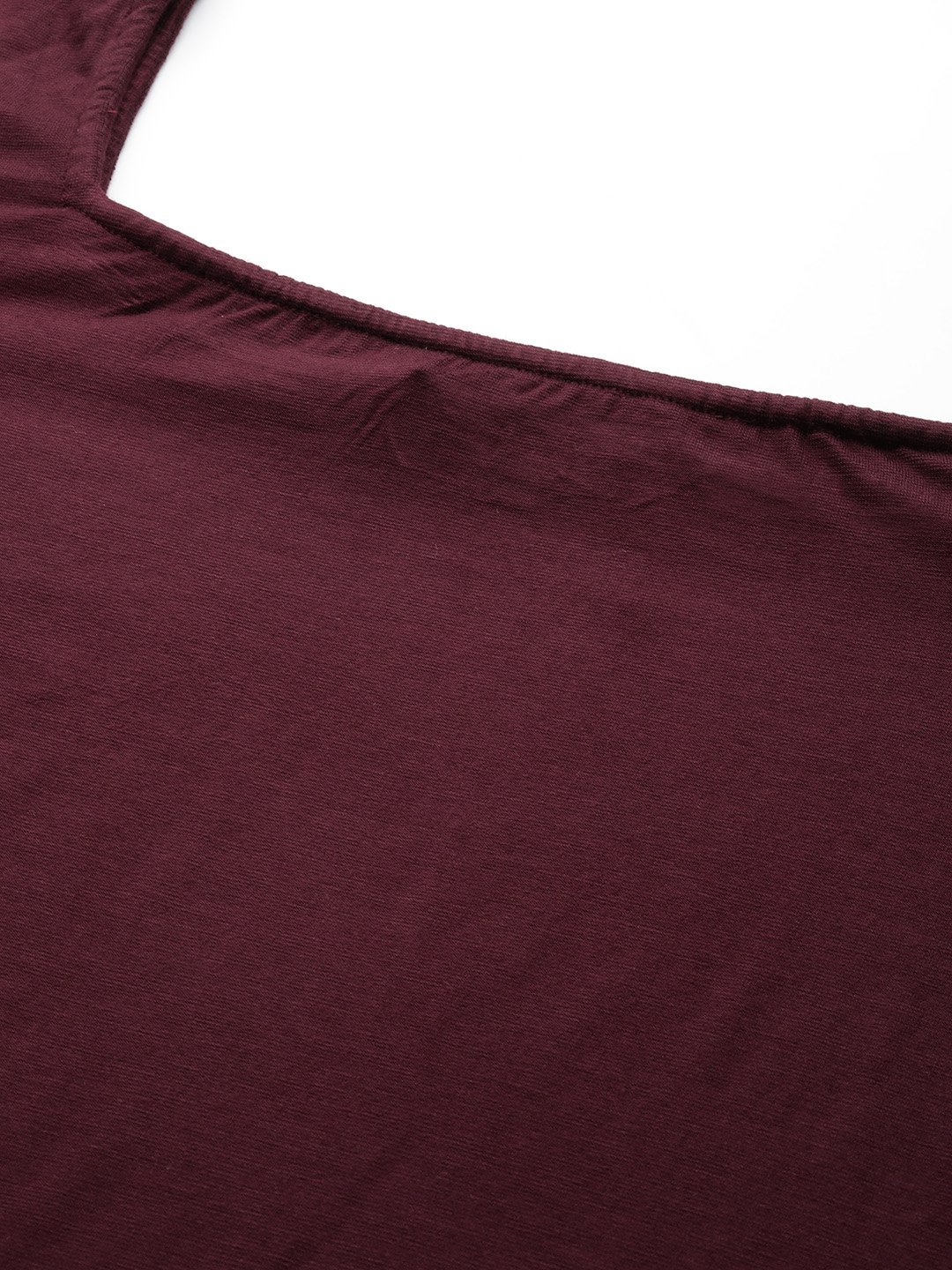 theRebelinme Plus Size Purple Solid Color Longline Top