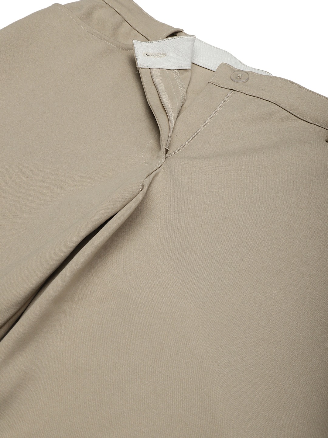 Women's Plus Size Stone Solid Color Flared Trouser