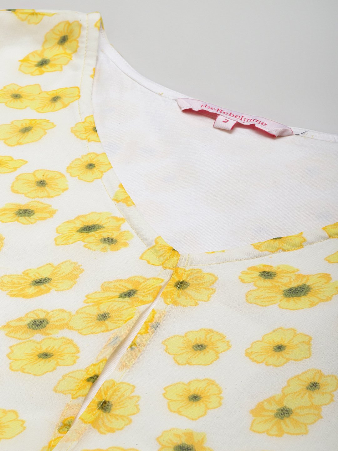 Women's Plus Size Yellow & Off