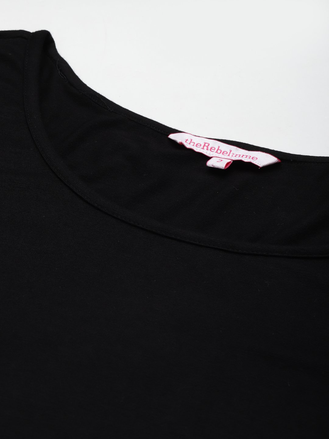Women's Plus Size Black Solid Color & Off