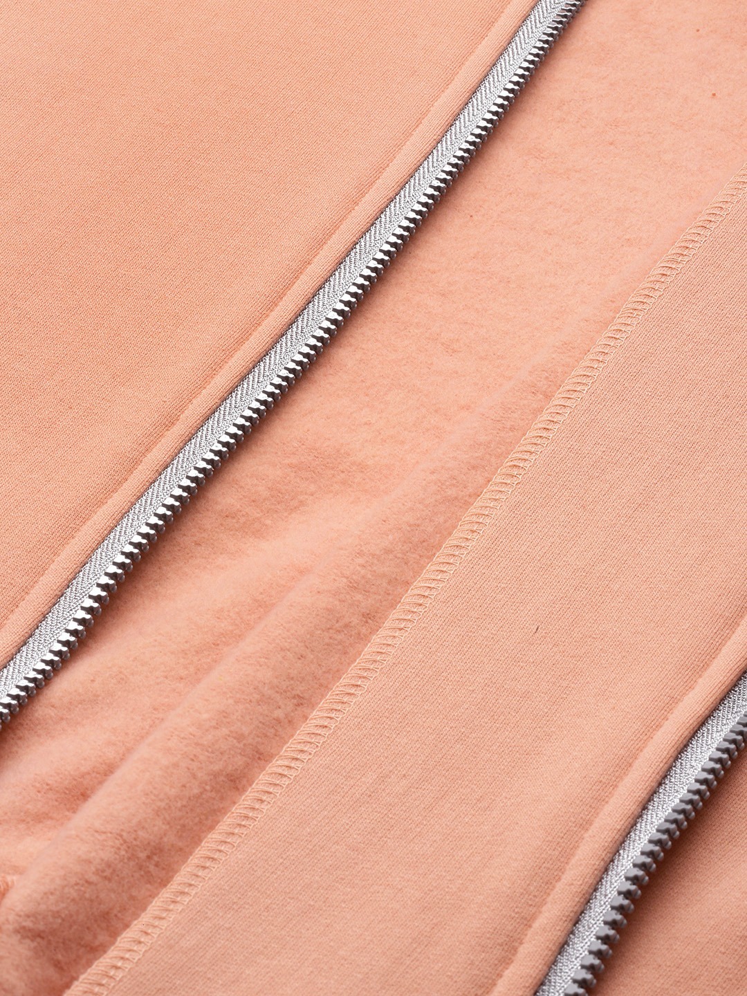 Women's Plus Size Pink Solid Color Longline Sporty Winter Jacket