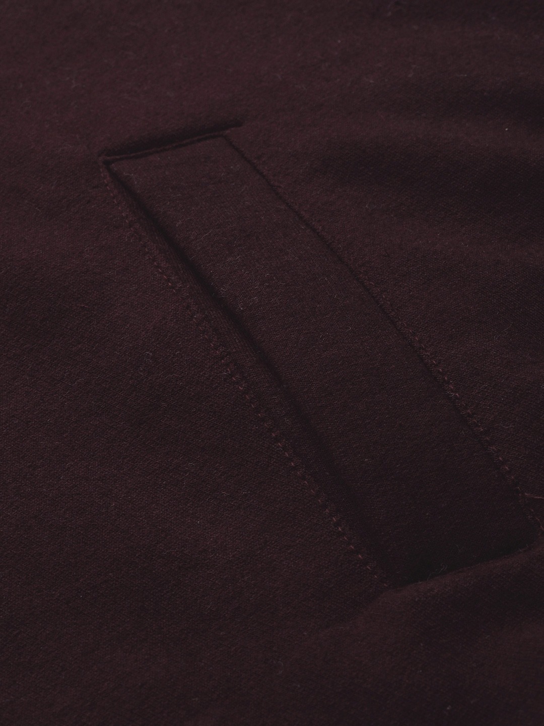 Women's Plus Size Plum Solid Color Longline Sporty Winter Jacket