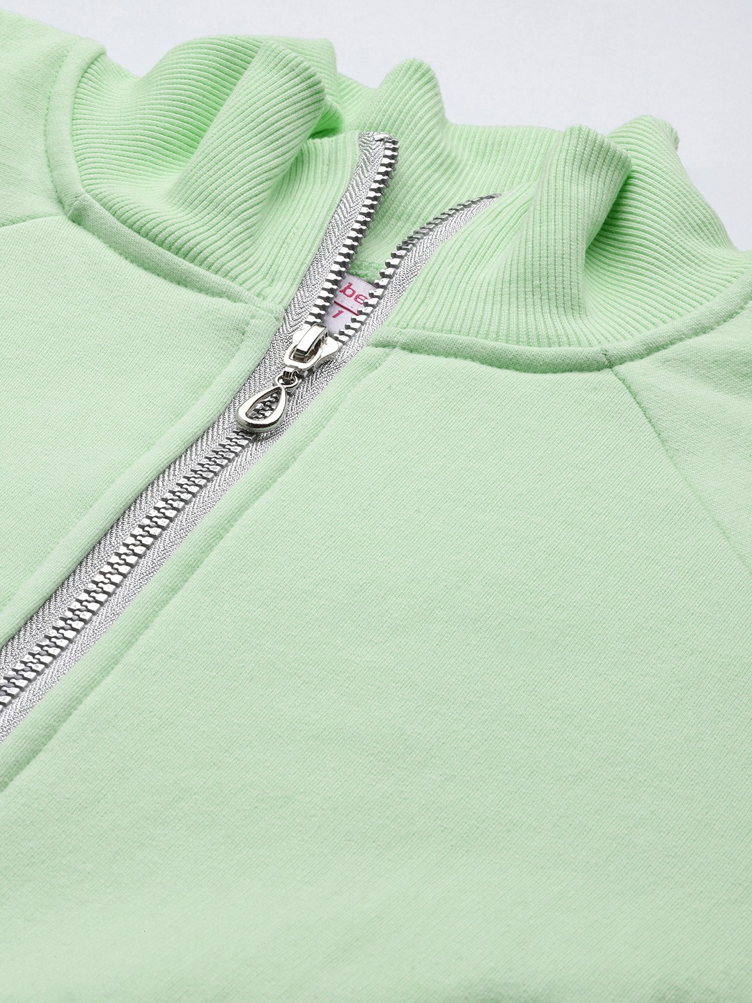Women's Plus Size Sea Green Solid Color Longline Sporty Winter Jacket
