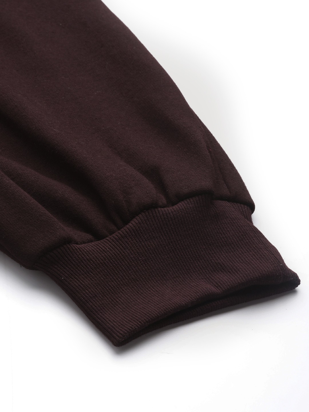 Women's Plus Size Plum Solid Color Tapered Winter Jogger