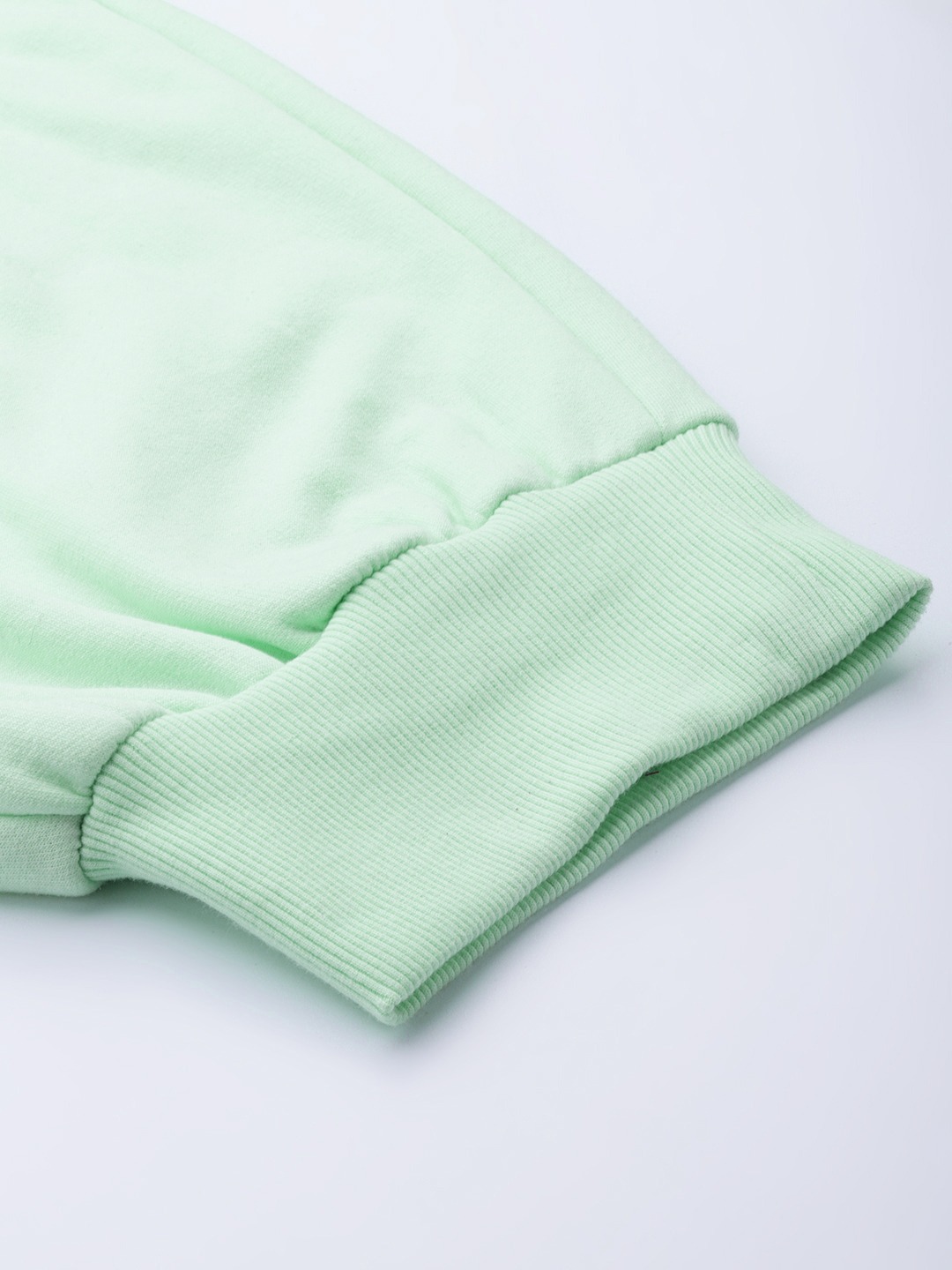 Women's Plus Size Sea Green Solid Color Tapered Winter Jogger