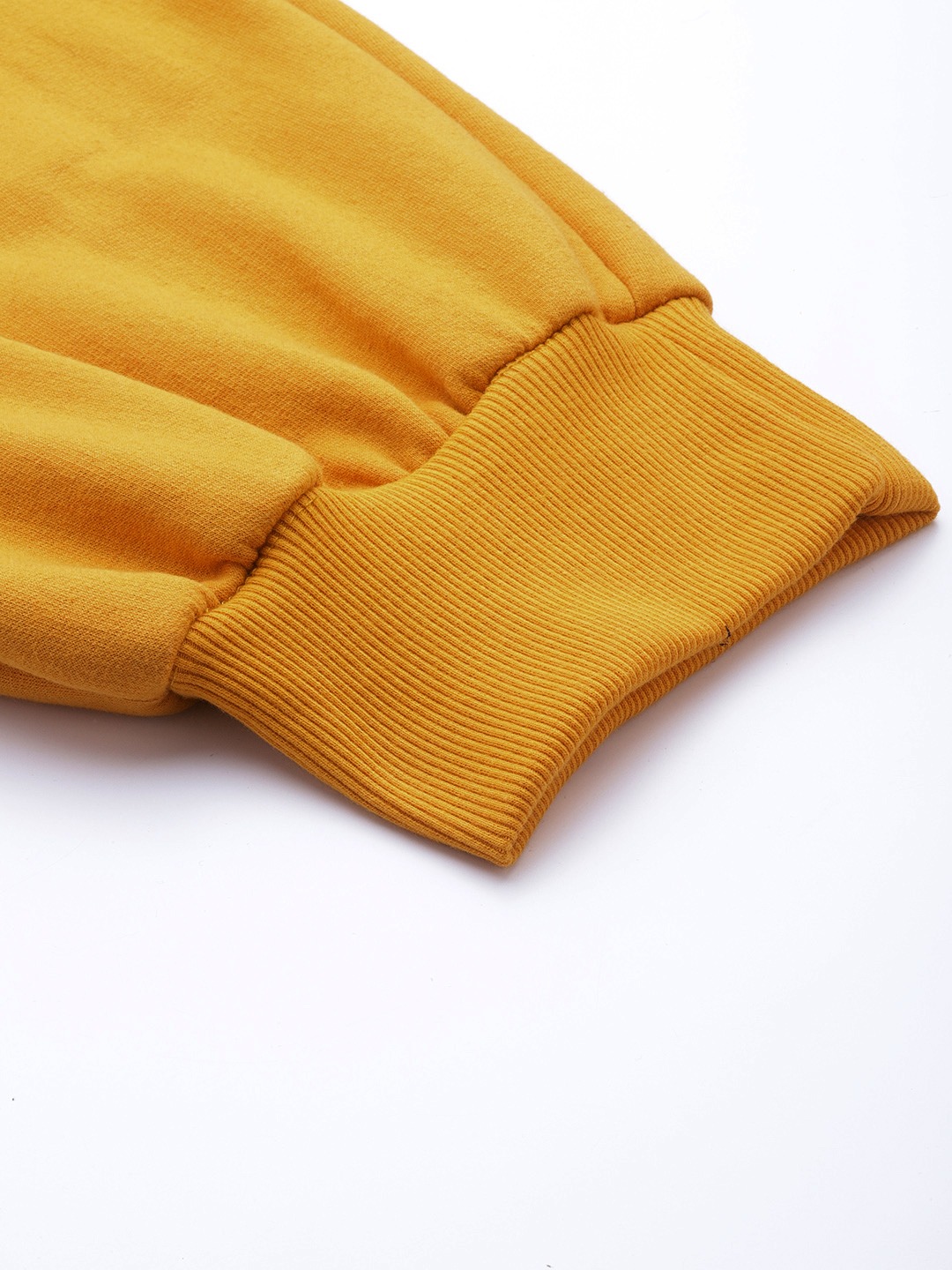 Women's Plus Size Yellow Solid Color Tapered Winter Jogger