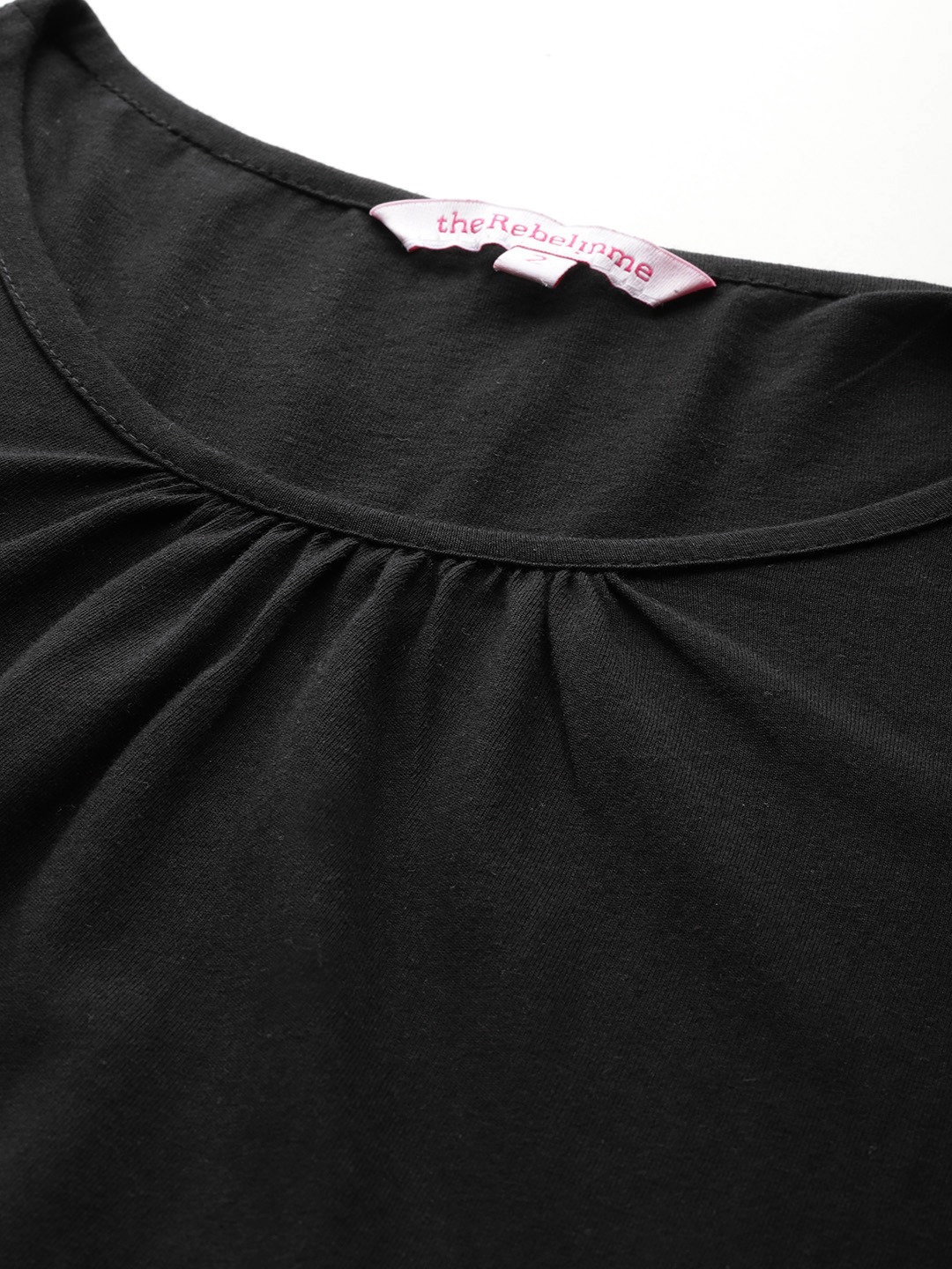 Women's Plus Size Black & White Color Blocked Cotton Dress