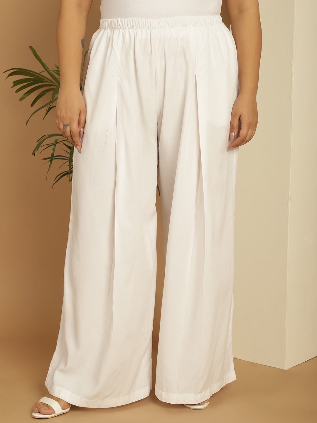 Plus High Waisted Pleated Belted Wide Leg Pants | High waisted, Wide leg  pants, Wide leg