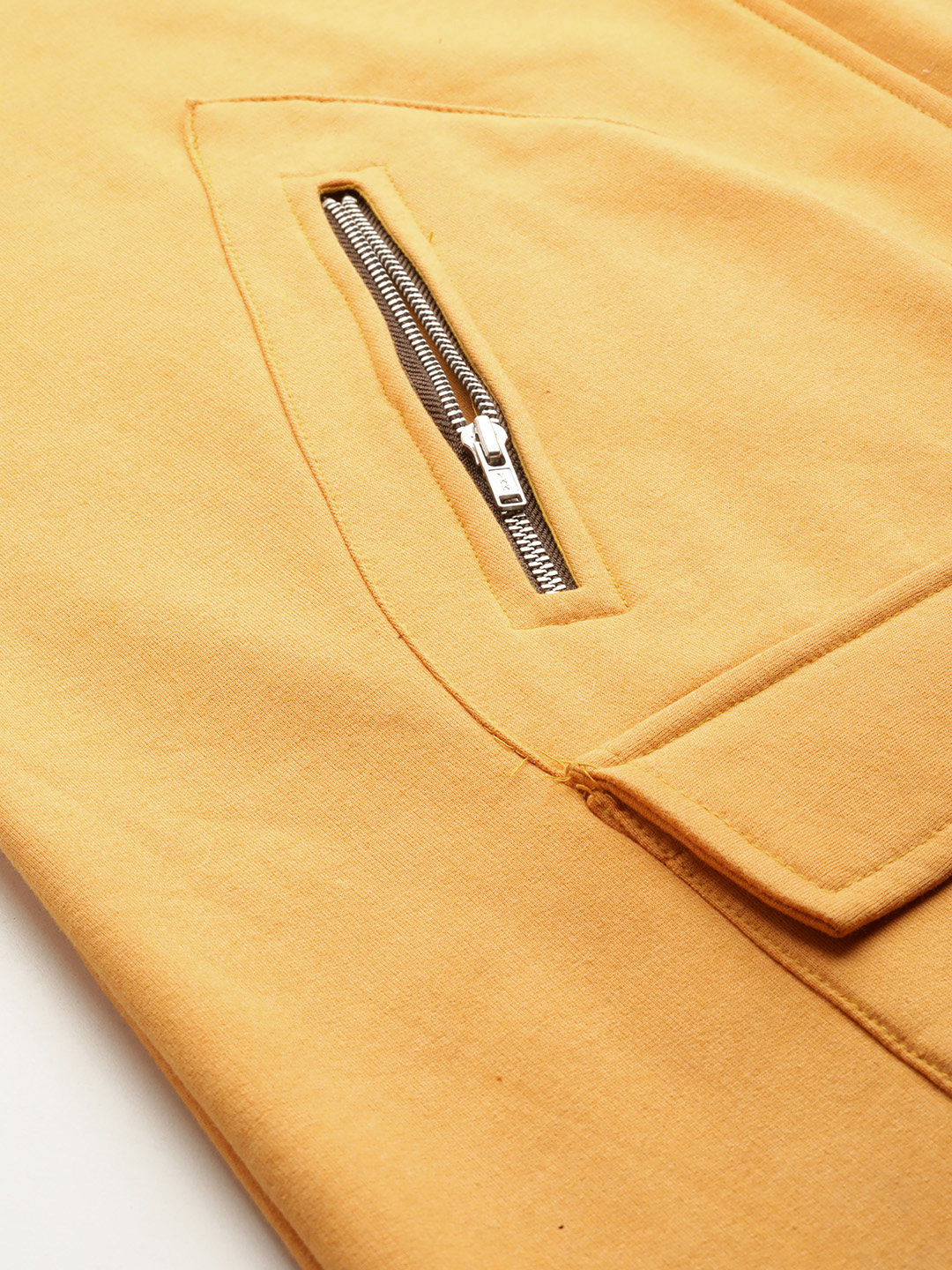 Women's Plus Size Yellow Solid Color Winter Fleece Jacket