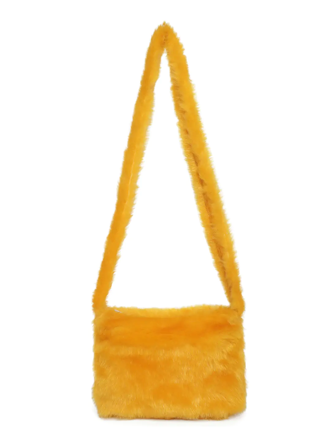 Women's Mustard Solid color shoulder bag