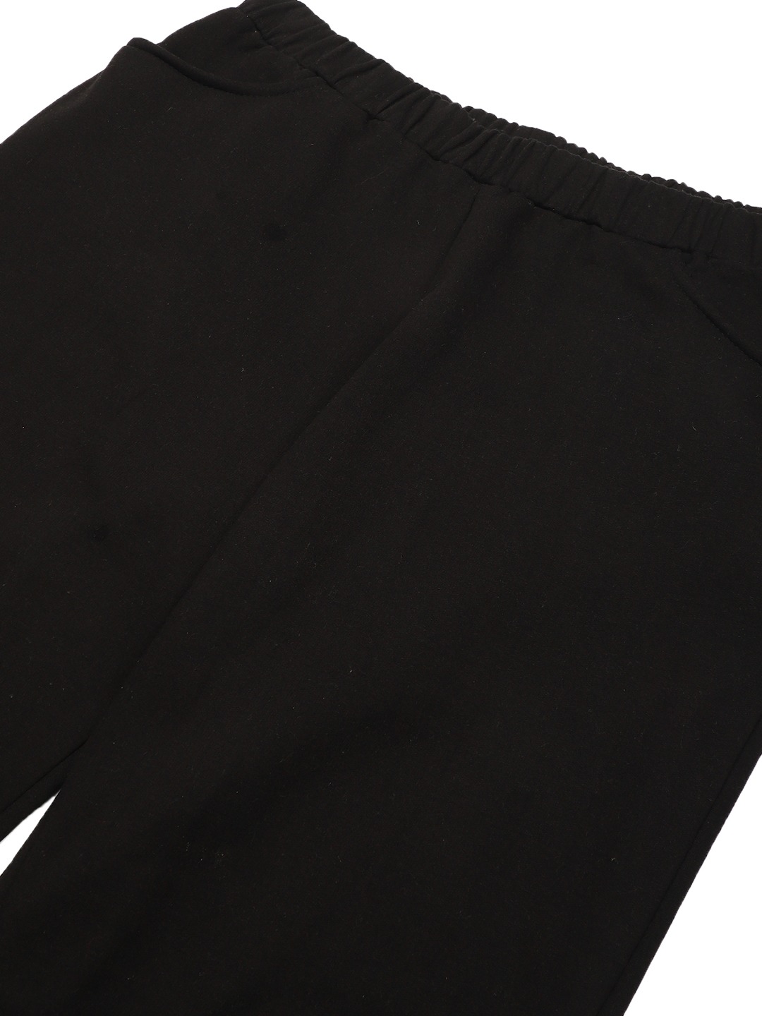 Women's Plus Size Bright Green & Black Color Block Winter Trouser