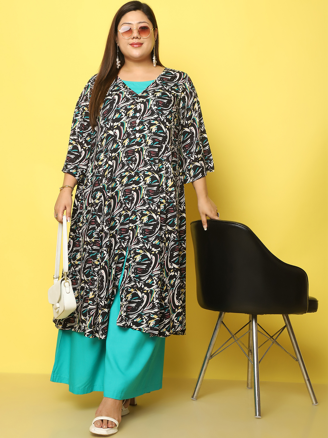 Women's Plus Size Three Piece Set