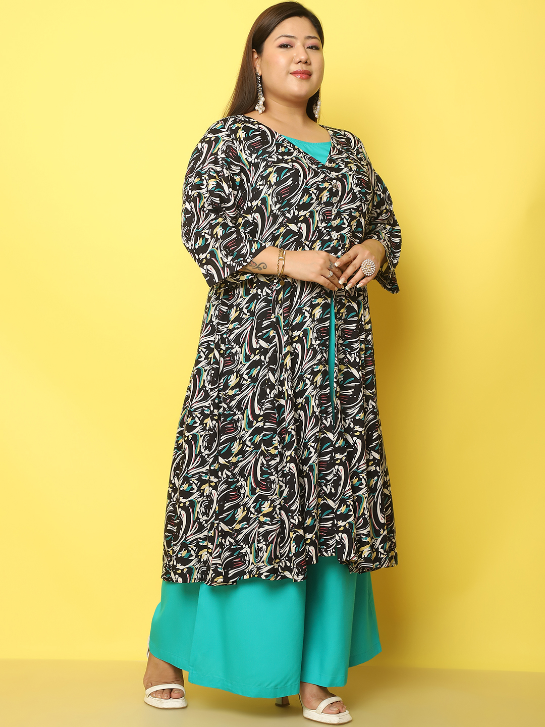 Women's Plus Size Three Piece Set