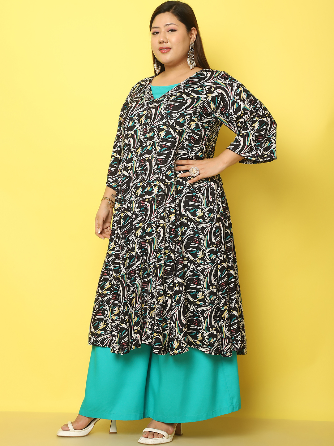 Women's Plus Size Three Piece Set