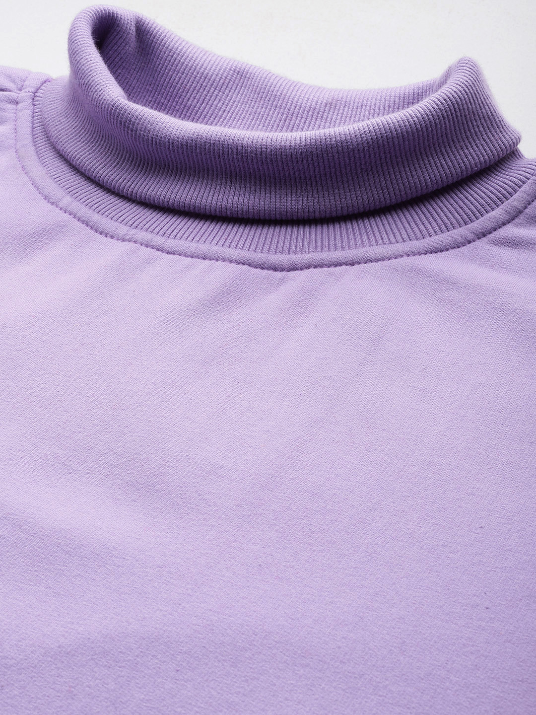 Women's Plus Size Lilac solid color knitted Fleece Maxi Dress