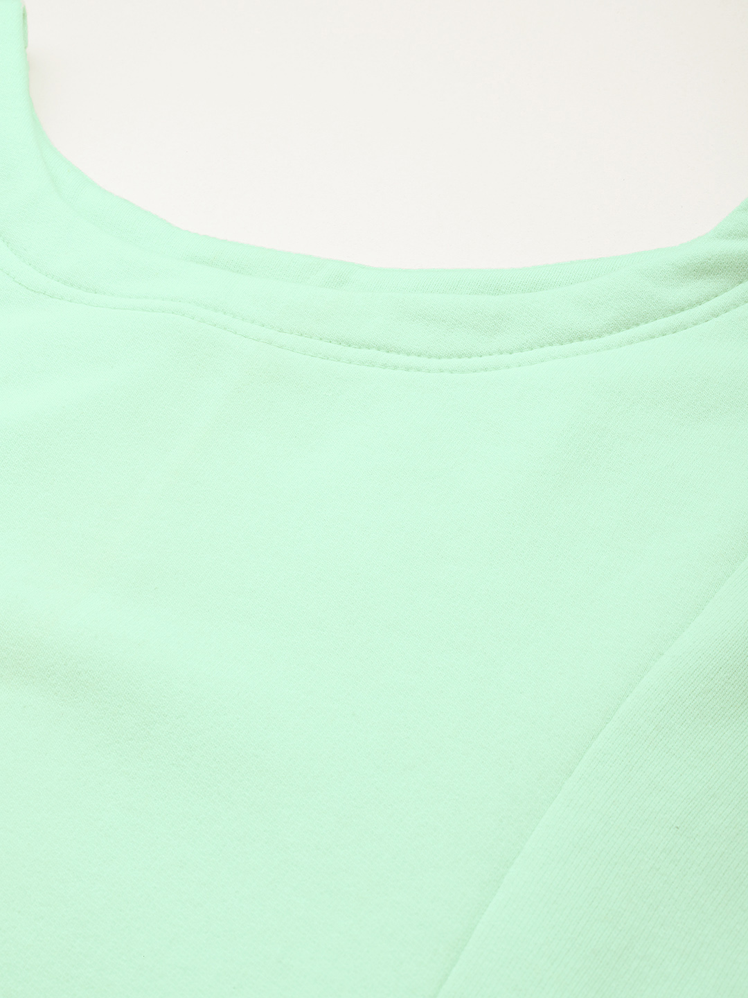 Women's Plus Size Sea Green solid color winter sheath knitted dress