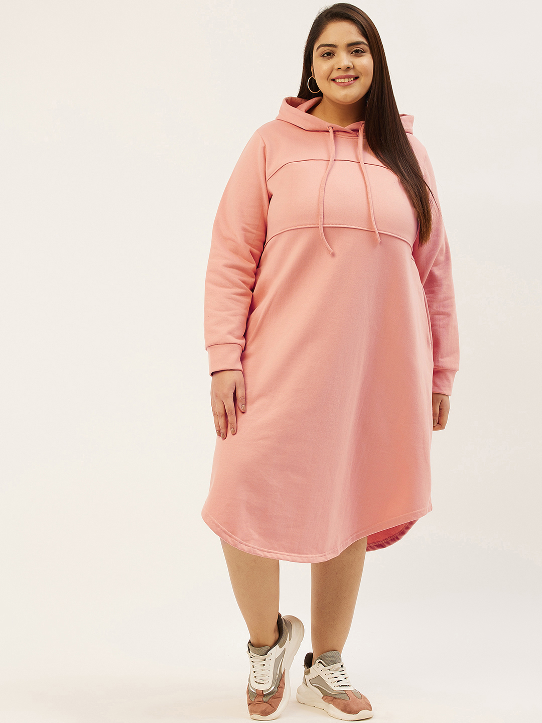 Plus size pink jumper best sale