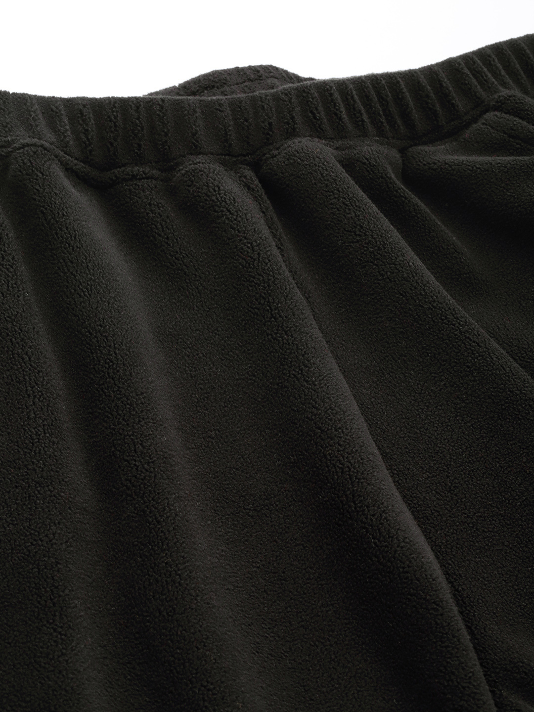 Women's Plus Size Black Solid Color winter trouser