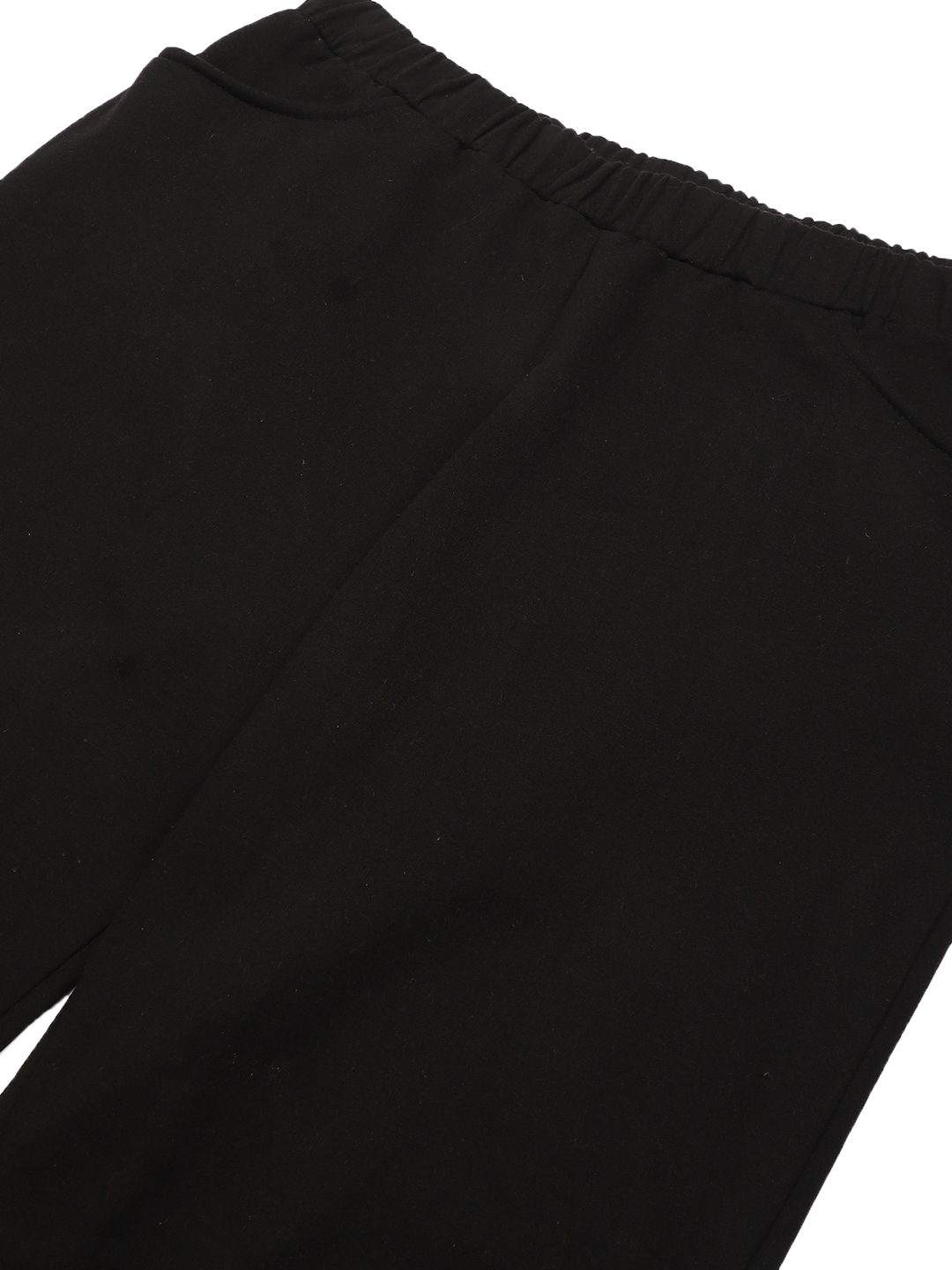 Women's Plus Size Bright Green & Black Color Block Winter Trouser