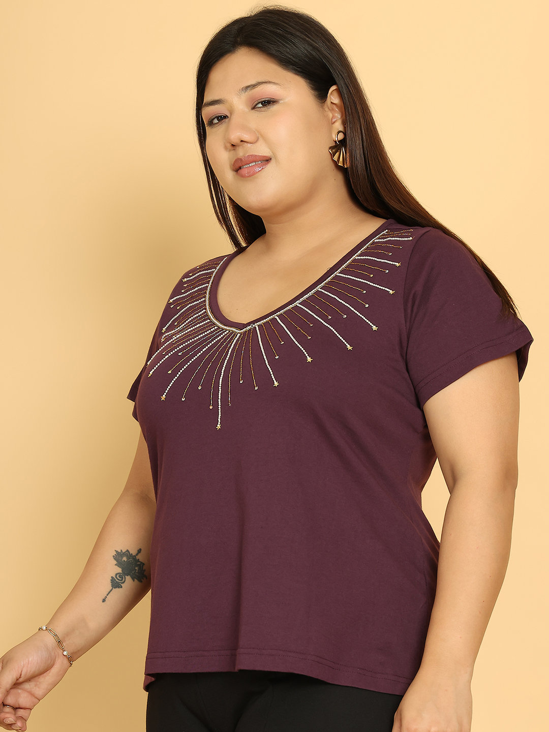 Sunbeam Soiré Purple Top