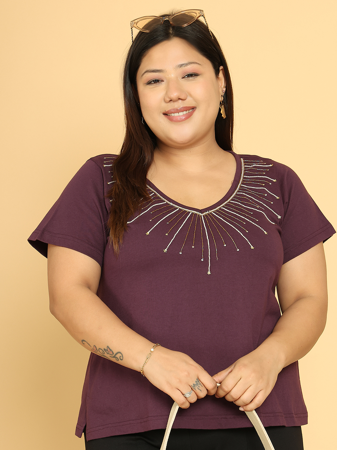 Sunbeam Soiré Purple Top