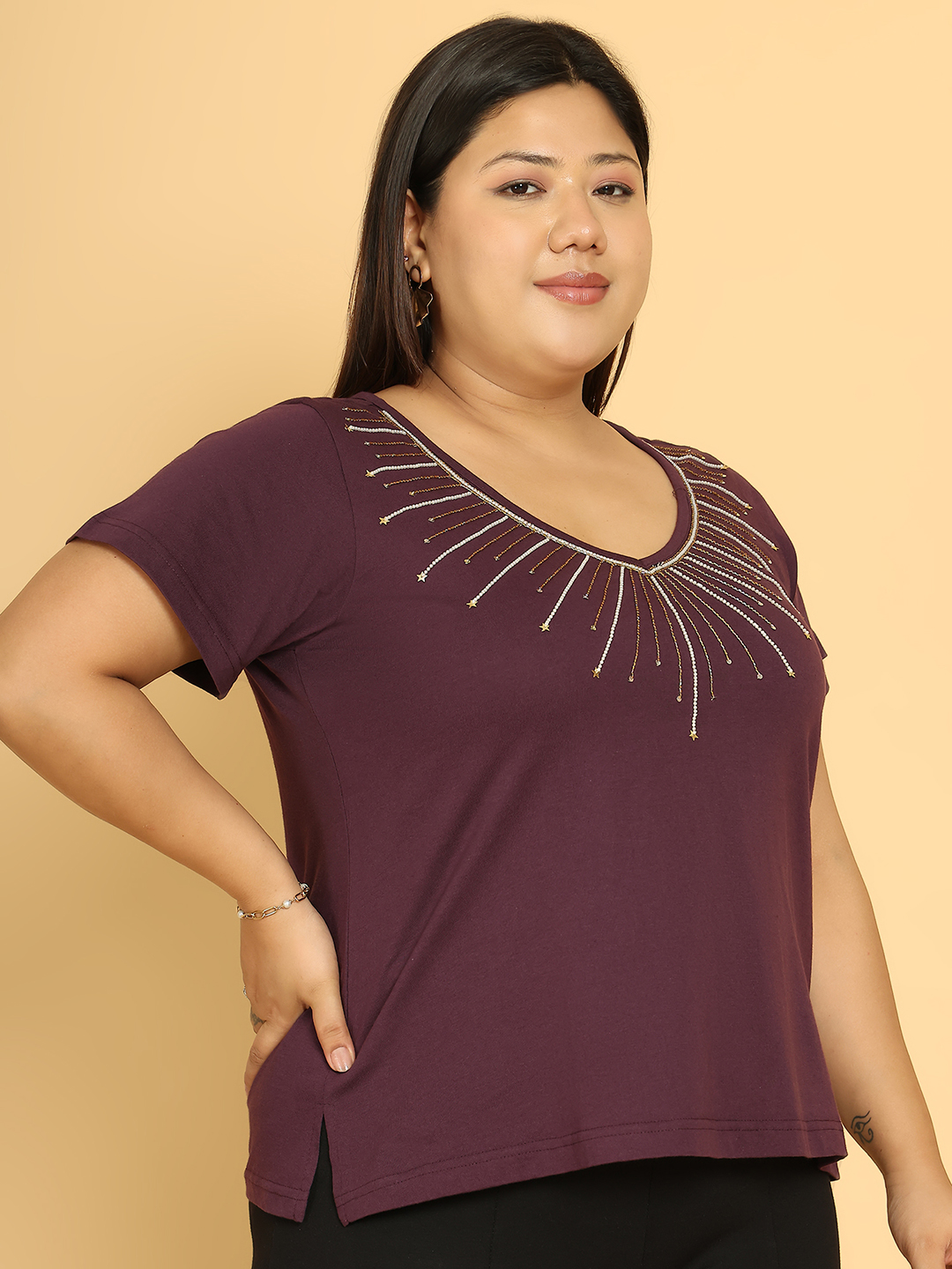 Sunbeam Soiré Purple Top
