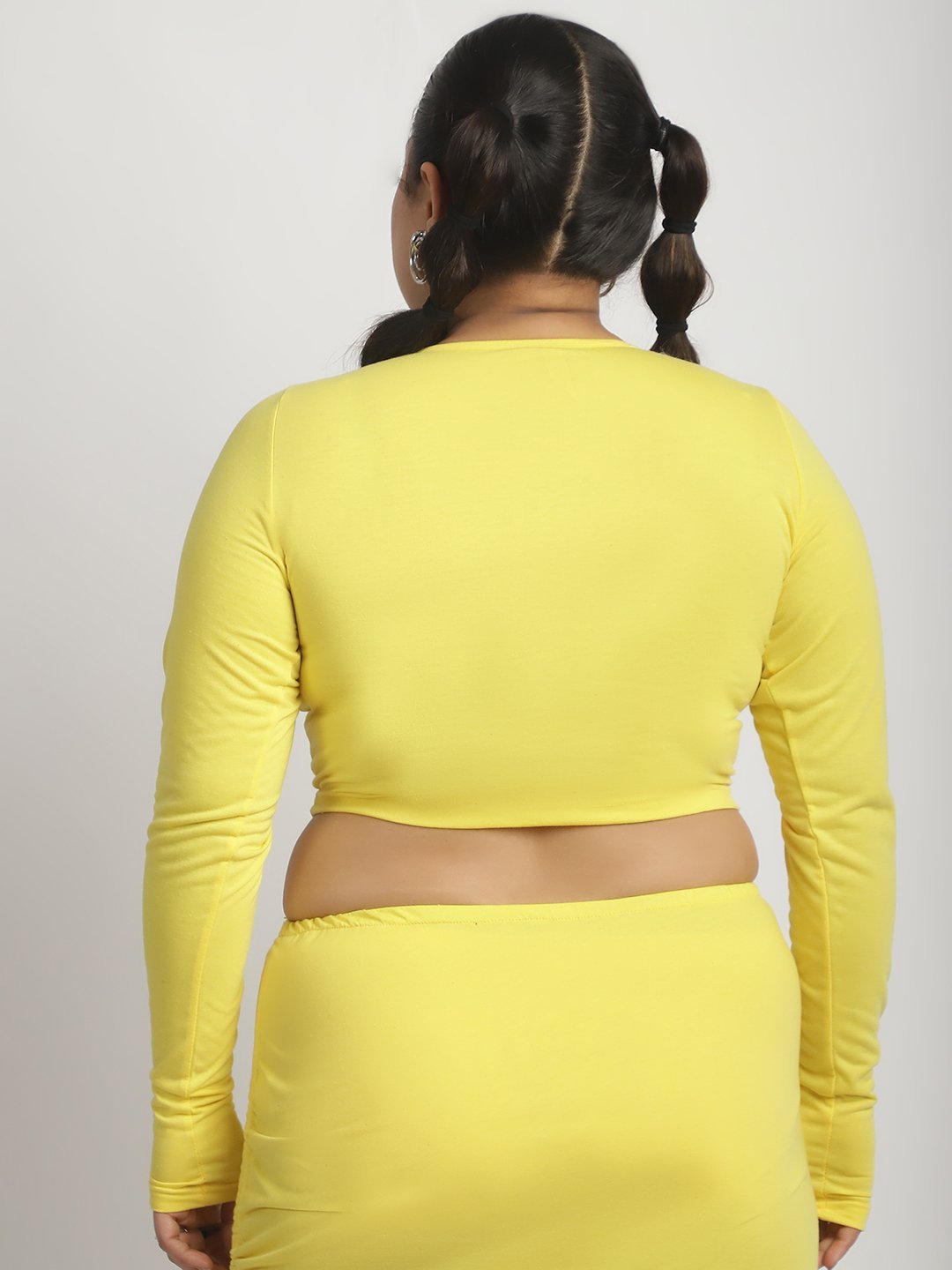 Popstar Crop Top : Yellow Color