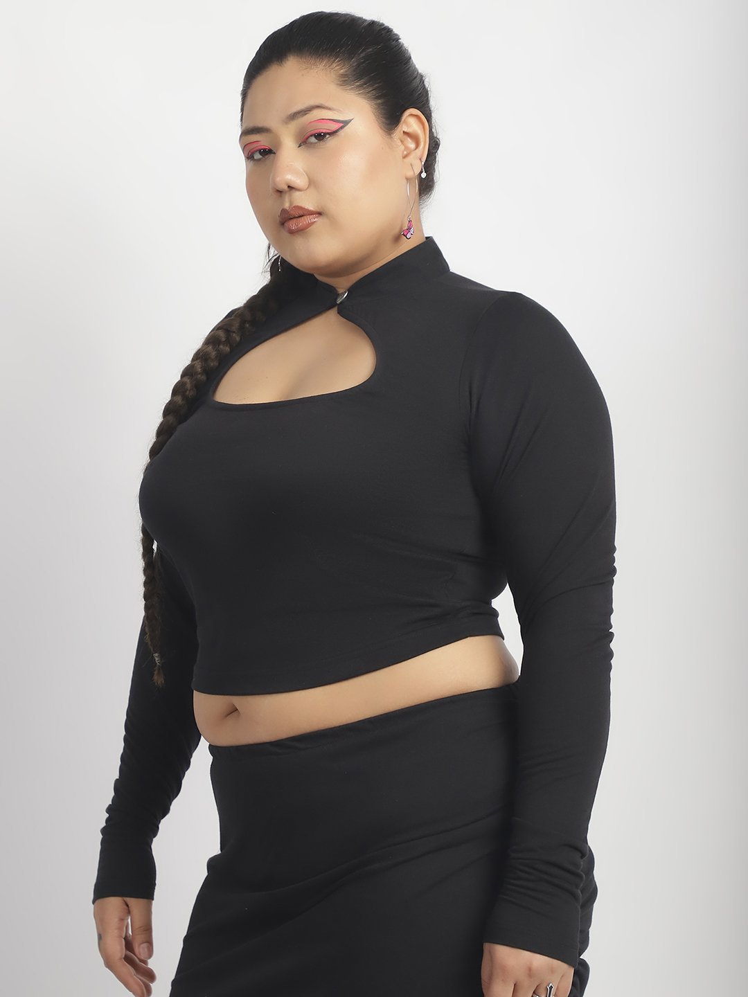Cupcake Cutout Top : Black Color