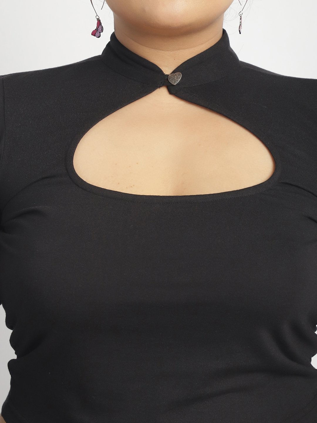 Cupcake Cutout Top : Black Color