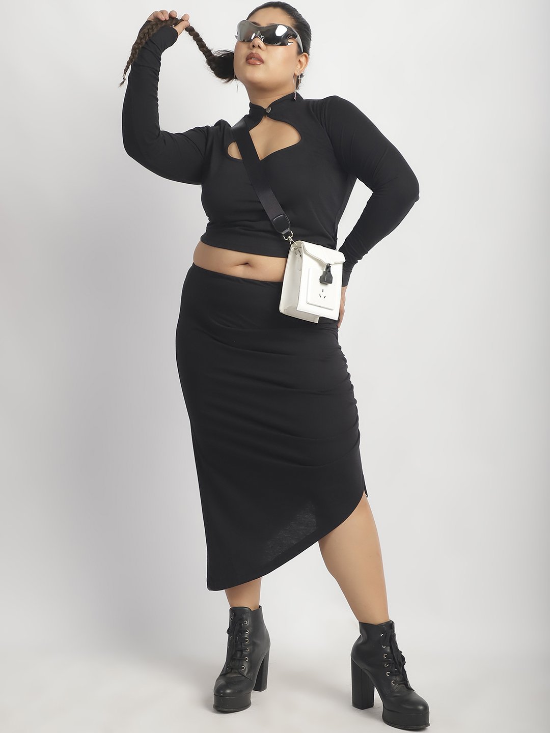 Cupcake Cutout Top : Black Color