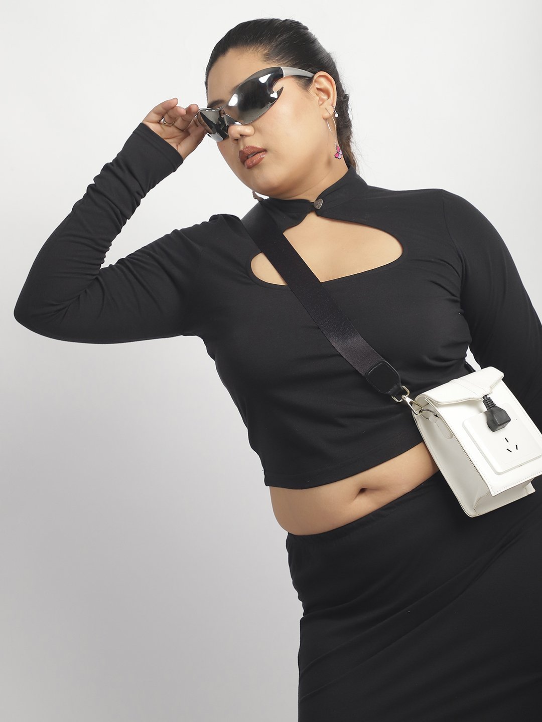 Cupcake Cutout Top : Black Color