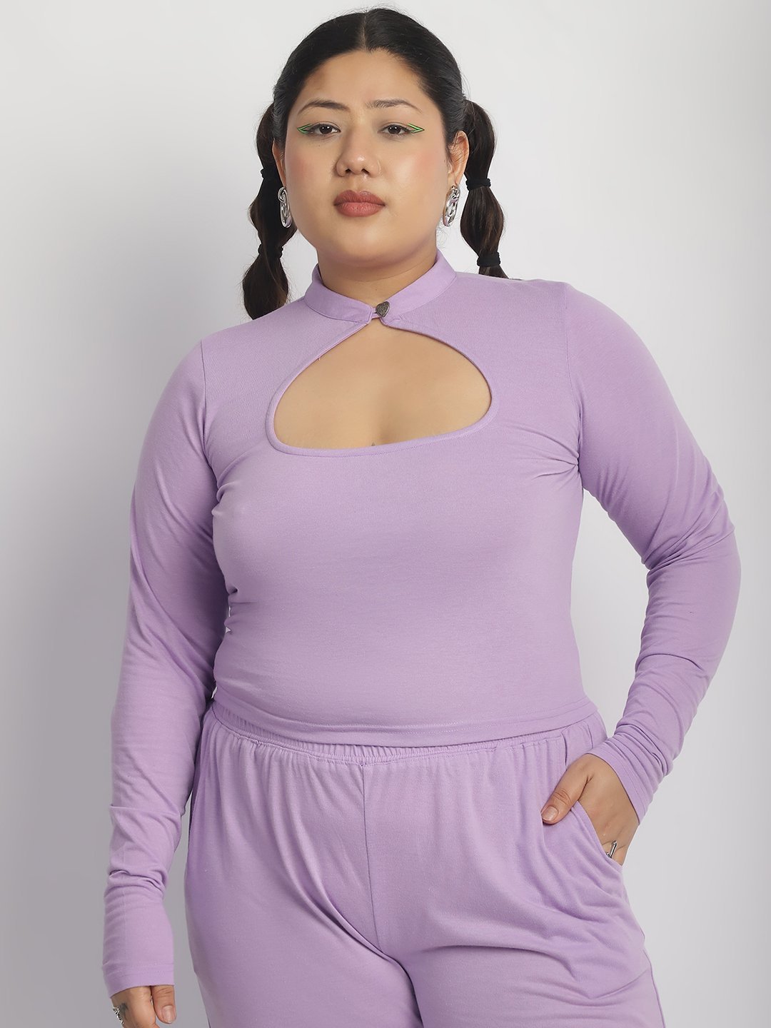 Cupcake Cutout Top : Lilac Color