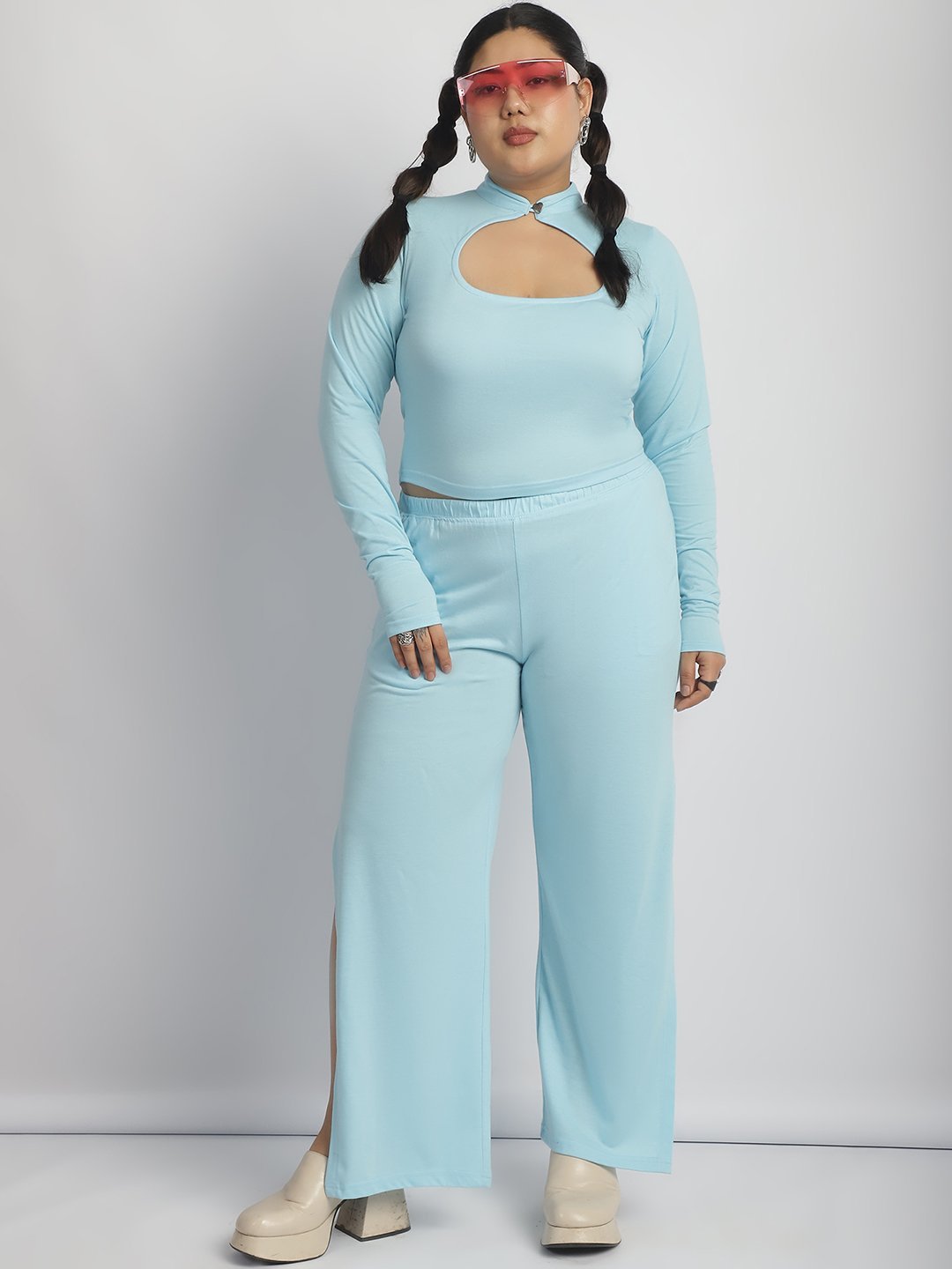 Cupcake Cutout Top : Skyblue Color