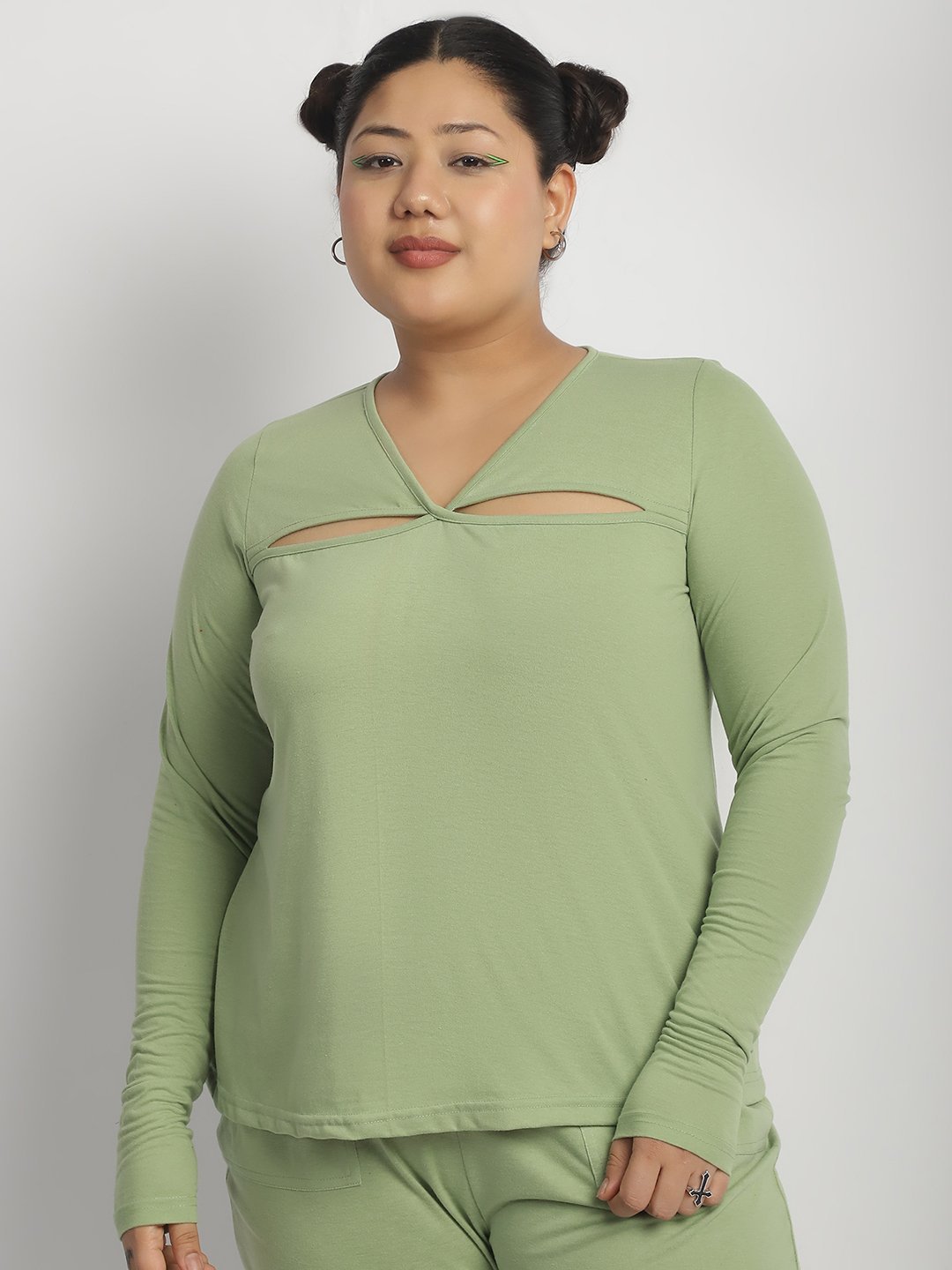 Sour Patch Top : Sage Green Color