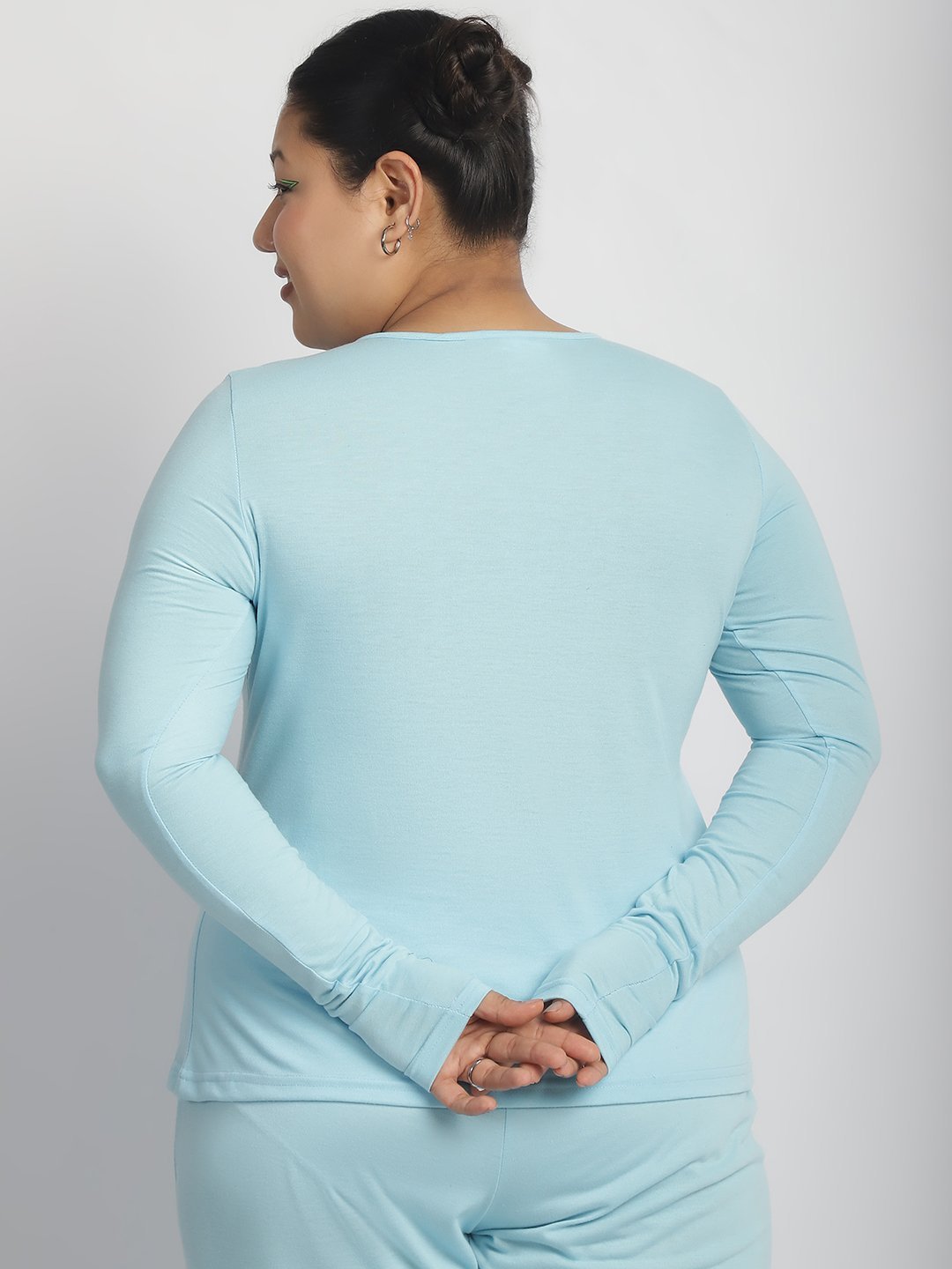 Sour Patch Top : Sky Blue Color