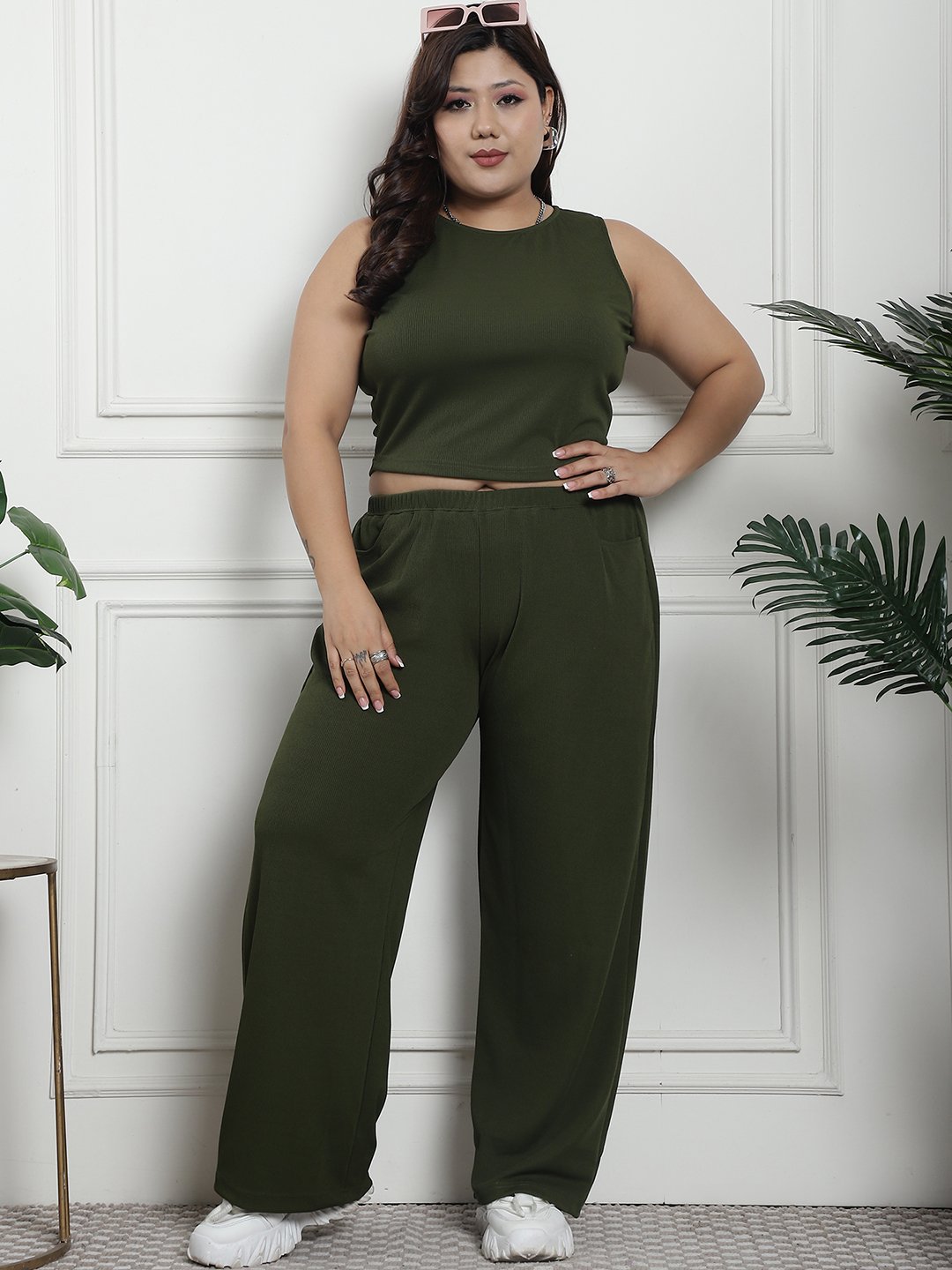 Essential Ease Top: Olive Color