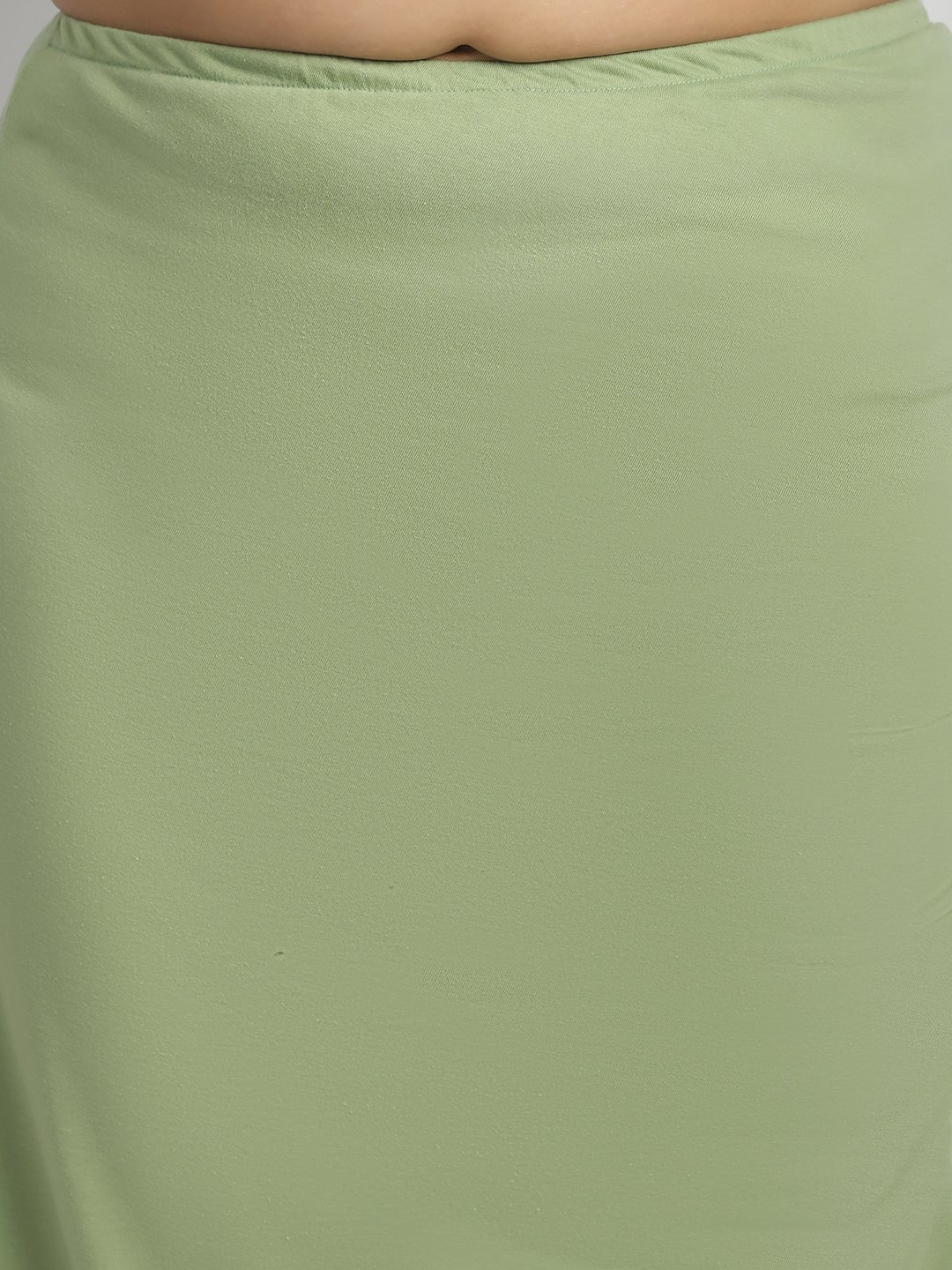 Confetti Crush Hight Waisted Skirt : Sage Green Color
