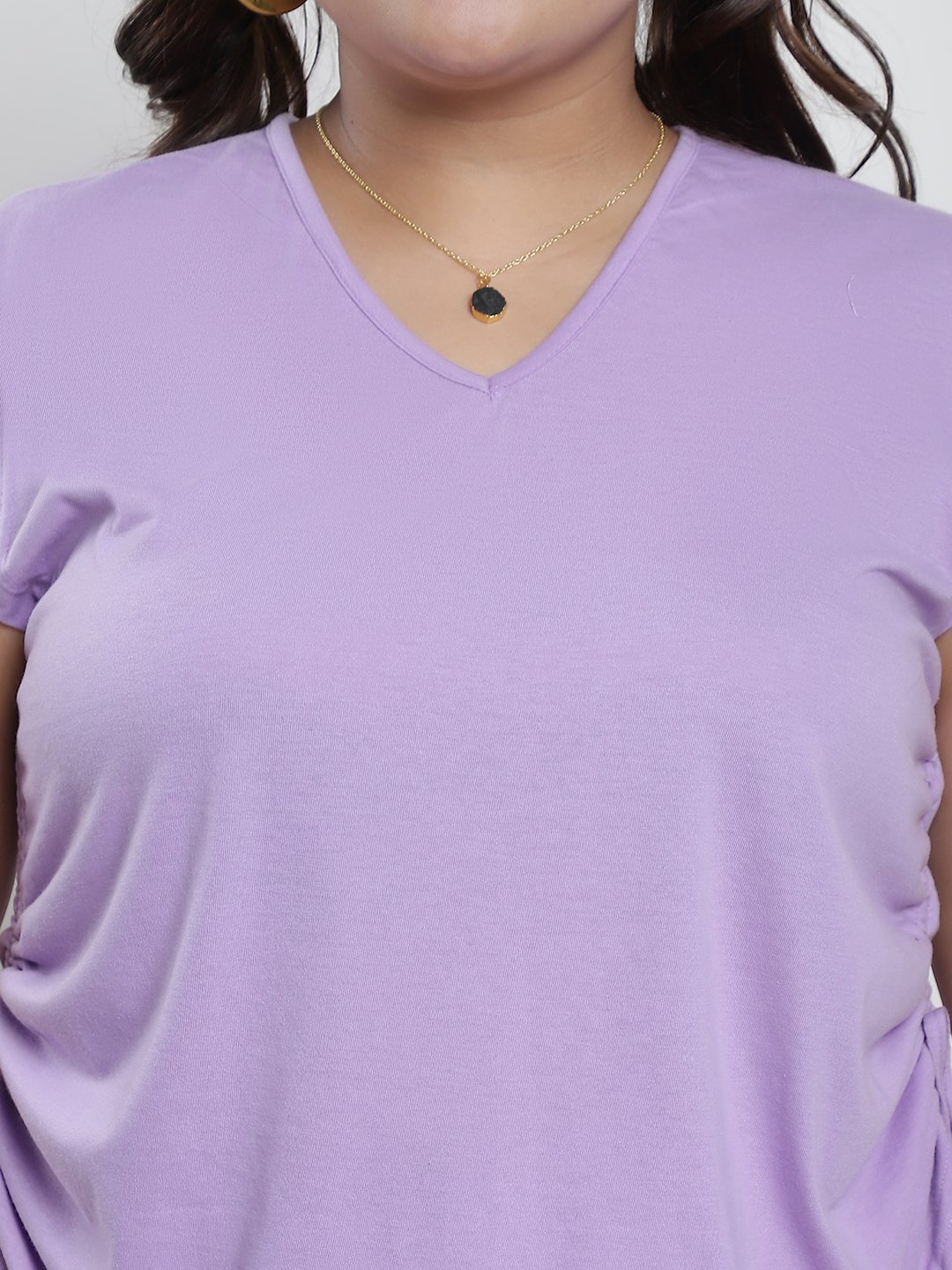 Juicy Jungle Tee : Lilac Color