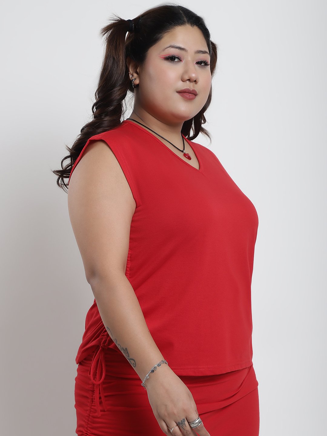 Juicy Jungle Tee : Red Color