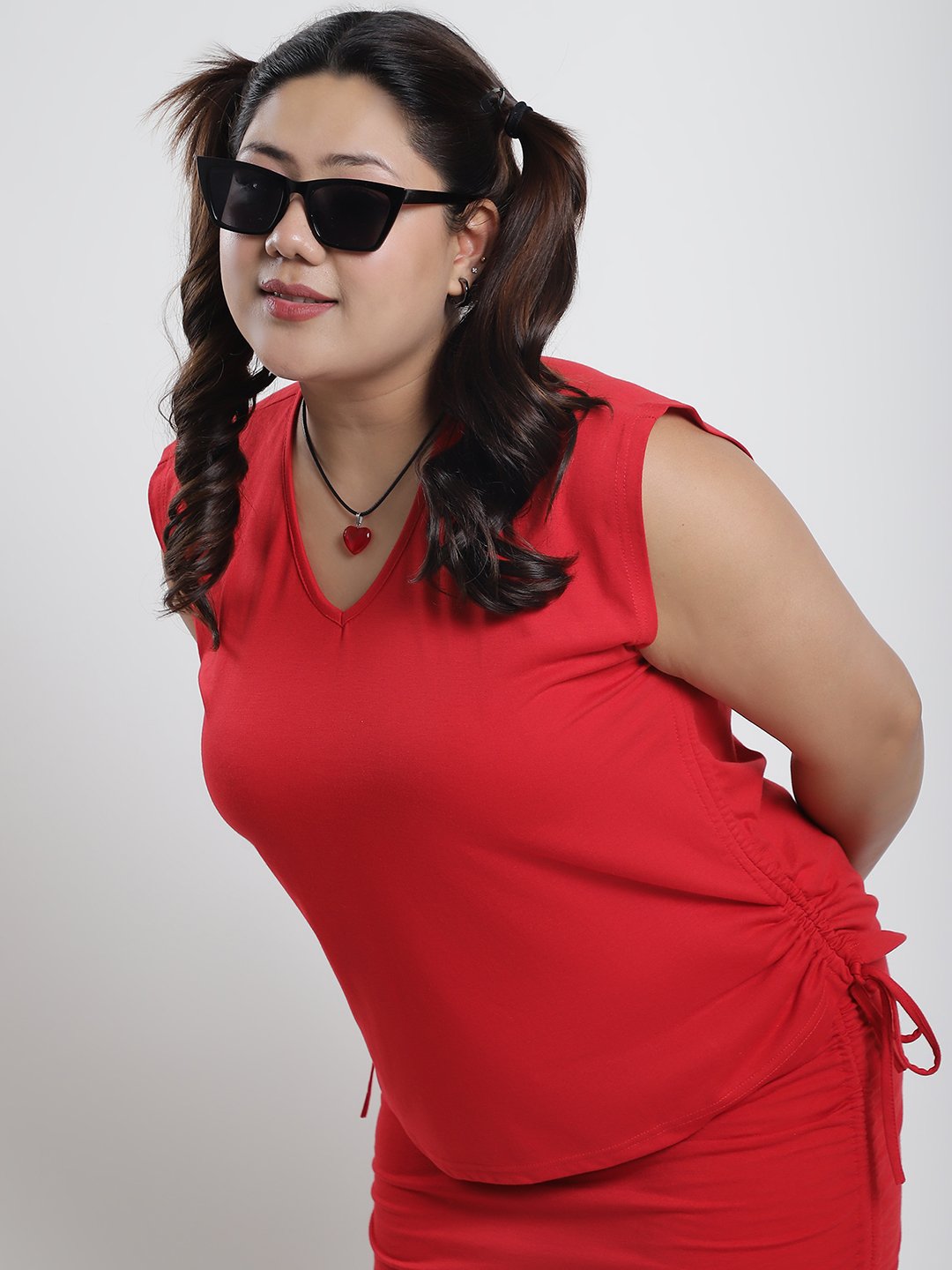 Juicy Jungle Tee : Red Color