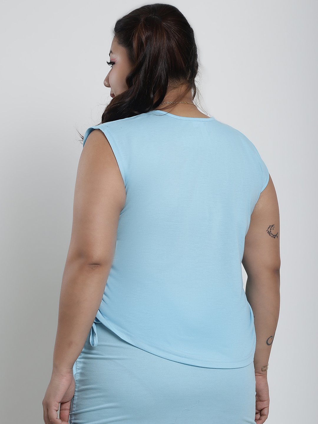 Juicy Jungle Tee : Sky Blue Color