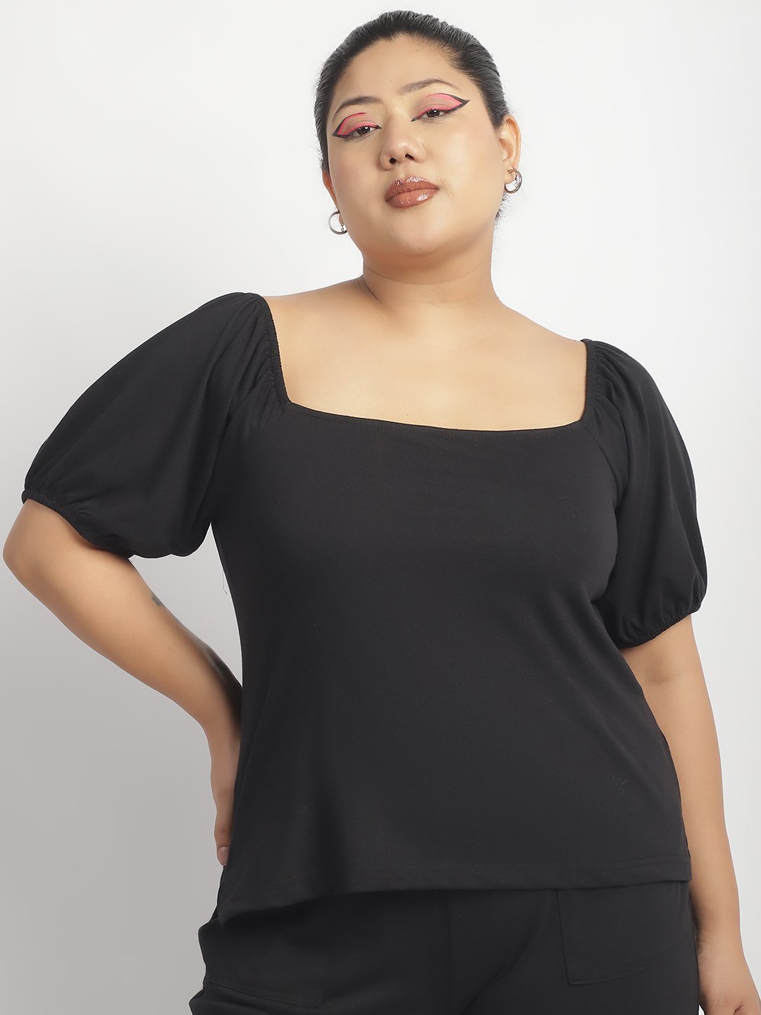 Bubblegum Top : Black Color