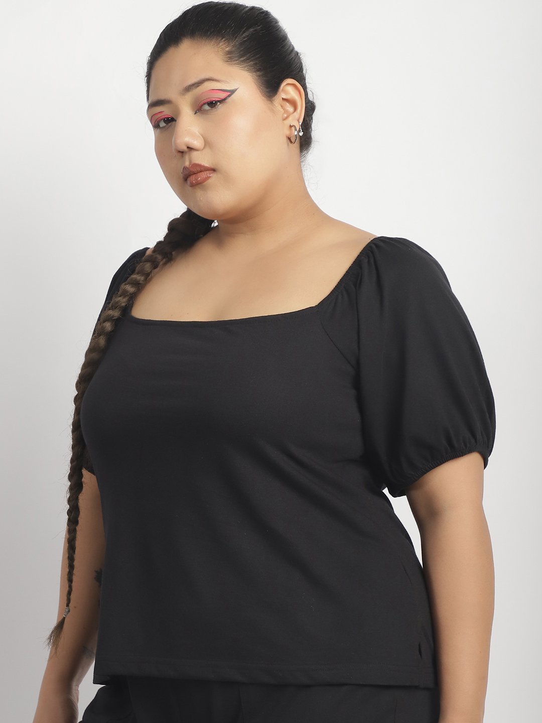 Bubblegum Top : Black Color