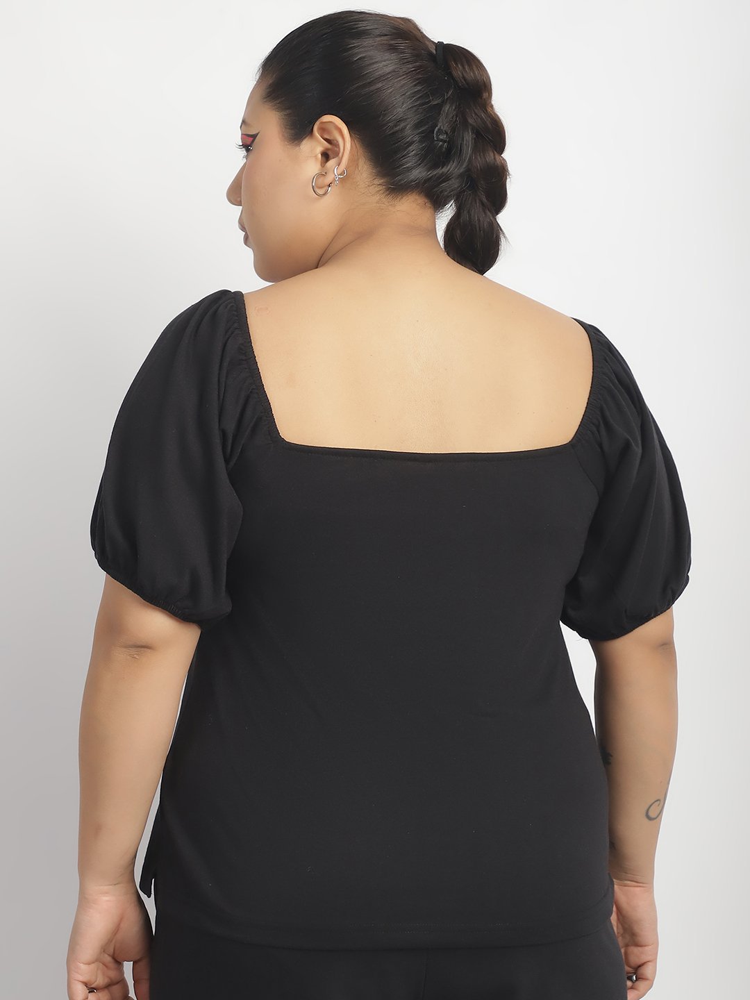 Bubblegum Top : Black Color