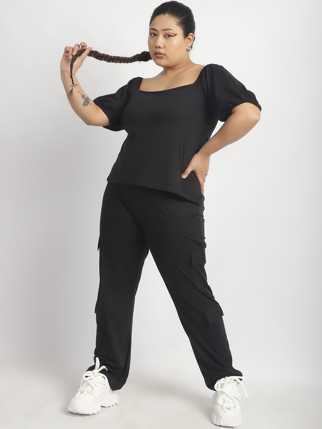 Bubblegum Top : Black Color