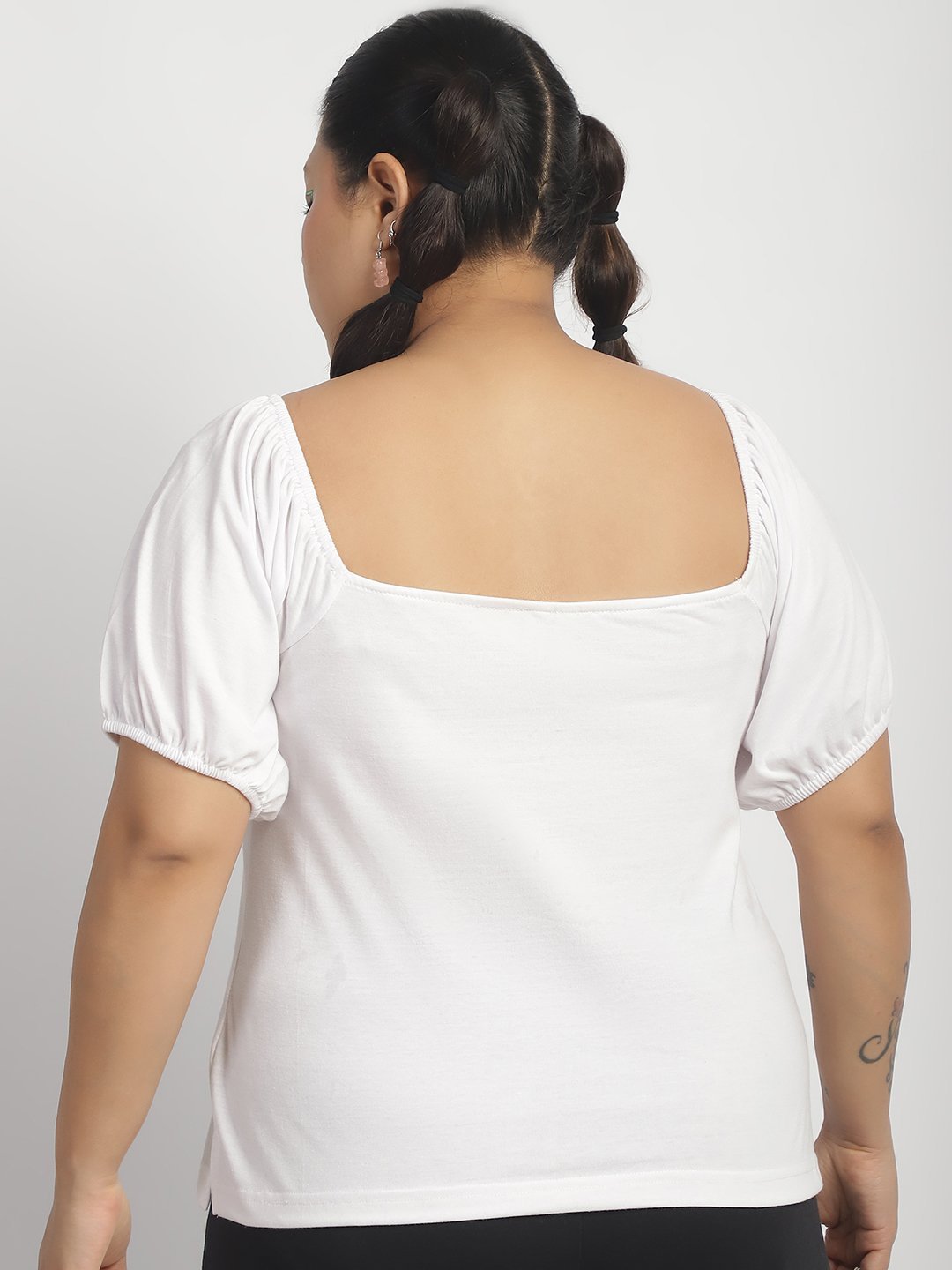 Bubblegum Top : White Color