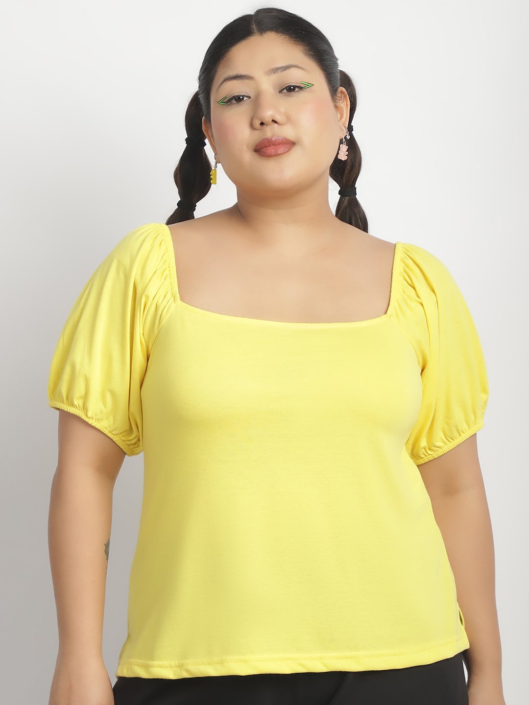 Bubblegum Top : Yellow Color