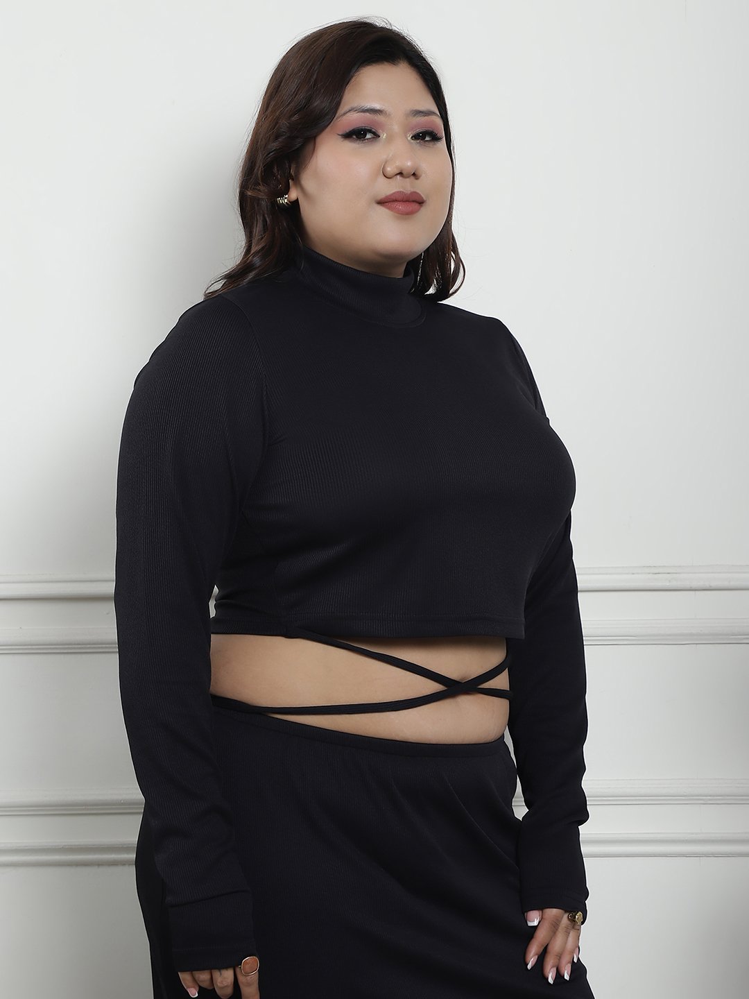 The Modern Muse Top : Black Color