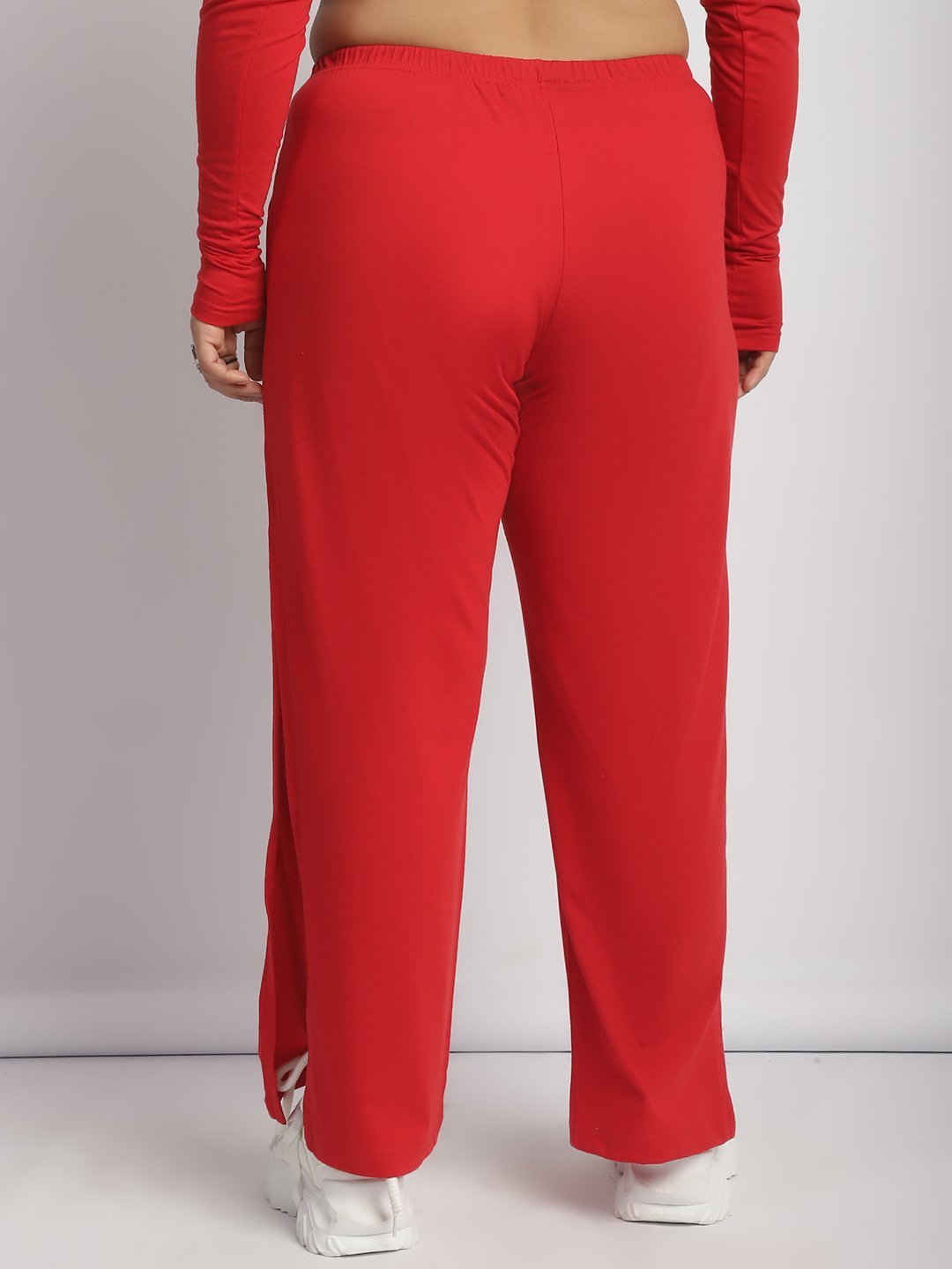 Rock Candy Flare Pants : Red Color